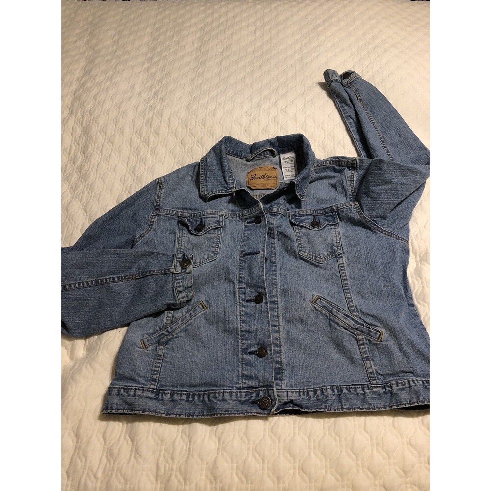 Levis Stratus Denim Jean Button Jacket -Women/misses (12-14)